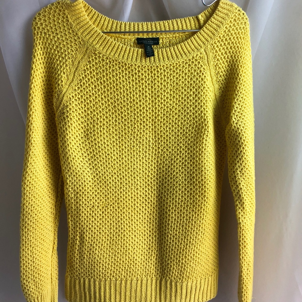 Ralph Lauren Yellow Sweater